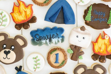 Custom Camping Cookies