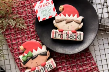 Custom Christmas Cookies - By SAMA Sweetery in West Sacramento